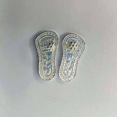 Pure Silver Paduka Small pair 4g