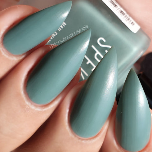 Spekta Matte Nail Polish 22 Smokin Smokey Green