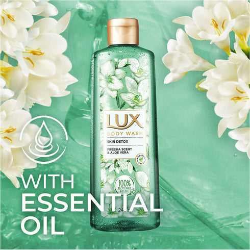Lux Body Wash For Skin Detox | Freesia Scent And Aloe Vera