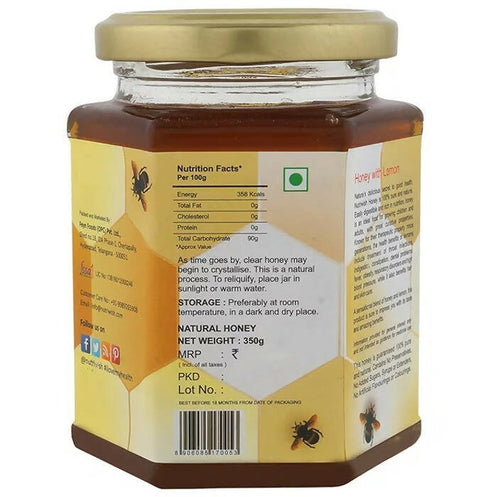 Nutriwish 100% Pure Organic Honey Lemon