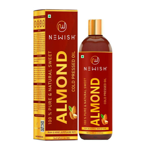 Newish Pure and Natural Sweet Almond Oil for Hair and Skin