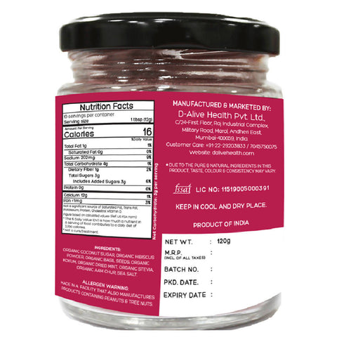 D-Alive Hibiscus Mojito Instant Drink Chutney