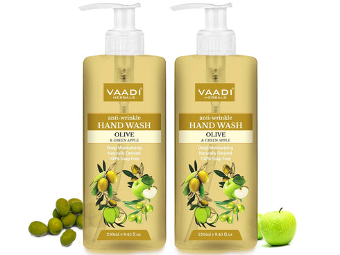 Vaadi Herbals Anti Wrinkle Olive and Green Apple Hand Wash