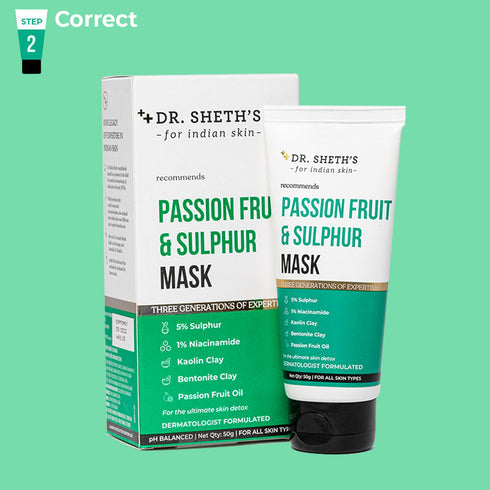 Dr. Sheth's Passion Fruit and Sulphur Mask 50g