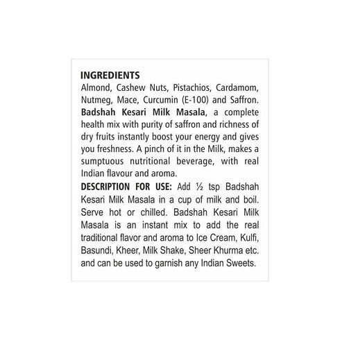 Badshah Kesari Milk Masala Powder
