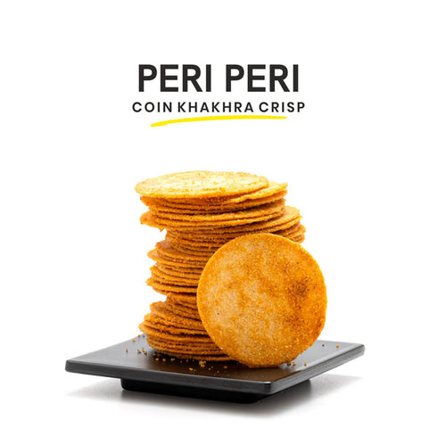 Stuti Khakhra Peri Peri Coin Khakhra With Schezwan Chutney