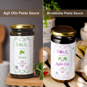 ADF Soul Pesto Pasta Sauce & Aglio Olio Pasta Sauce