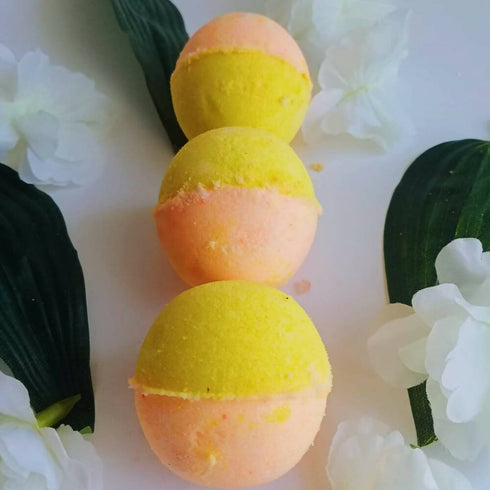 Aaranyam Fizzy Aromatic Bath Soap Orange and Lemon