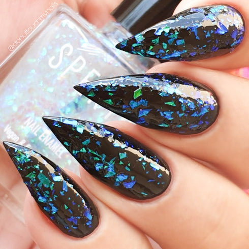 Spekta Galaxy Nail Effects 16 Andromeda Flakey Topper
