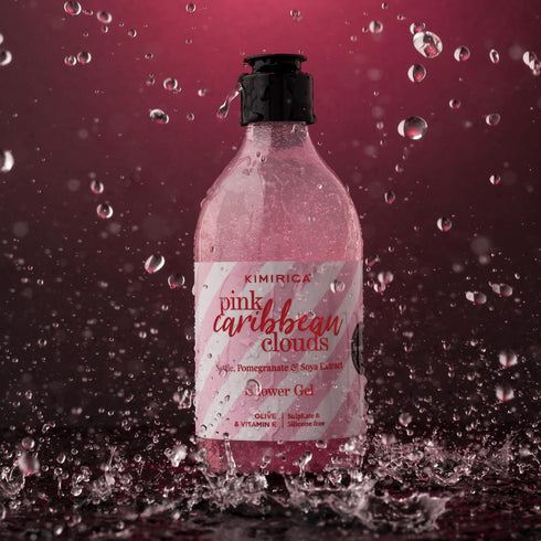 Kimirica Pink Caribbean Clouds Sulphate Free Shower Gel 300ml