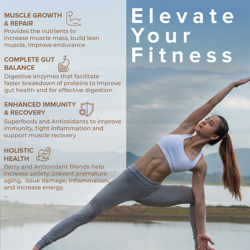 Wellbeing Nutrition Superfood Plant Protein | Dark Chocolate Hazelnut