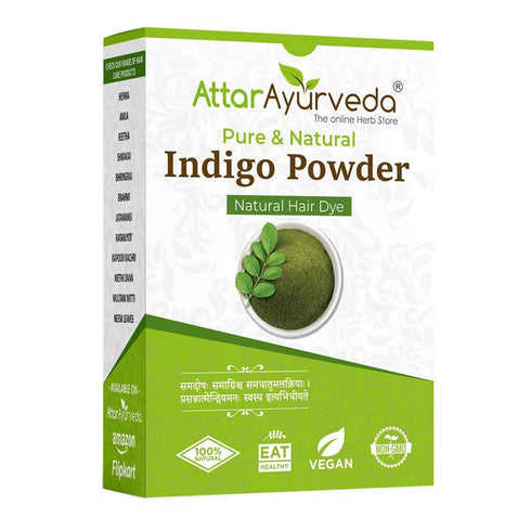 Attar Ayurveda Pure and Natural Indigo Powder Natural Hair Dye 200g