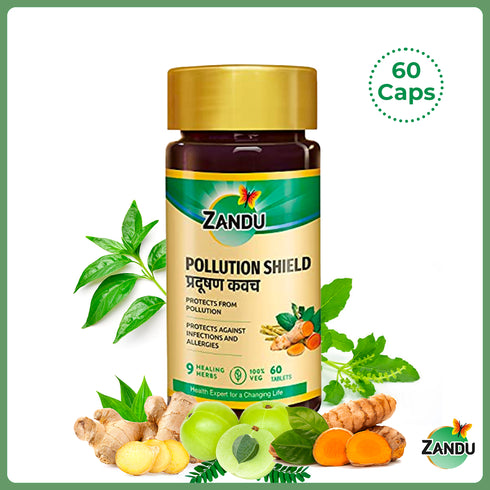 Zandu Pollution Shield 60 Tablets