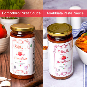 ADF Soul Pizza and Pasta Sauce Pomodoro Sauce | Arrabbiata Sauce