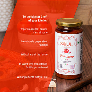 ADF Soul Pizza and Pasta Sauce Pomodoro Sauce | Arrabbiata Sauce