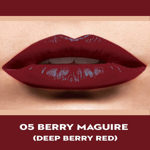 Sugar Never Say Dry Creme Lipstick Berry Maguire | Deep Berry Red