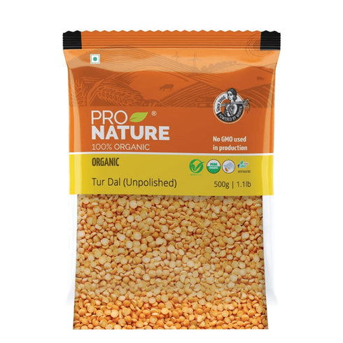 Pro Nature Organic Tur Dal |Unpolished