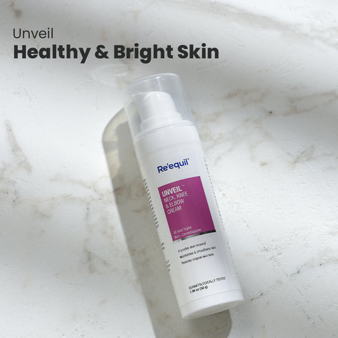 Re'equil Unveil Neck| Knee and Elbow Brightening Cream 30g
