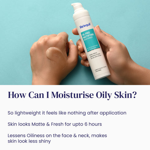 Re'equil Oil Free Mattifying Moisturiser 50g