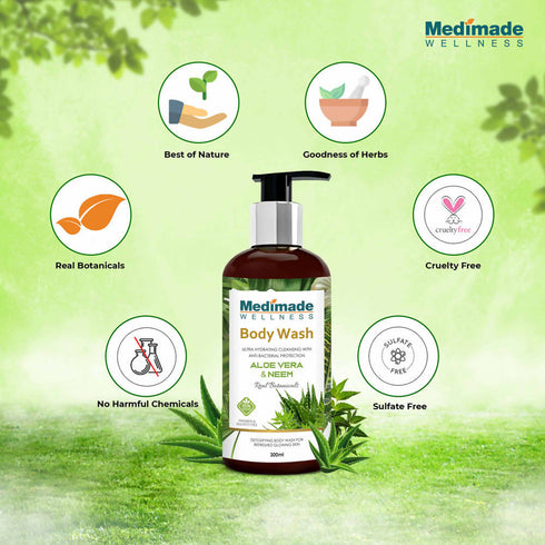 Medimade Wellness Aloevera & Neem Body Wash