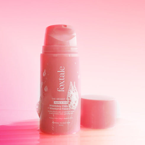 Foxtale Purify and Glow Cleanser + Mask
