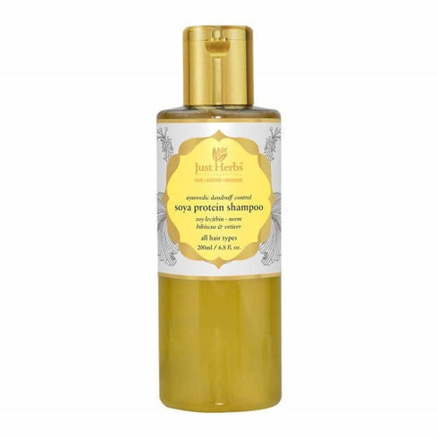 Just Herbs Ayurvedic Dandruff Control Soya Protein Shampoo