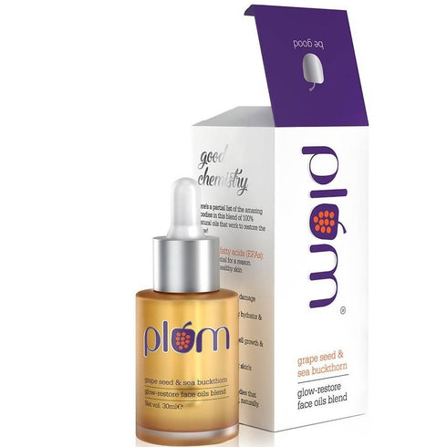 Plum Grape Seed & Sea Buckthorn Glow|Restore Face Oils Blend