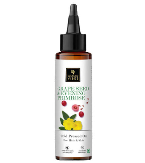 Good Vibes Grape Seed And Evening Primrose Cold Pressed Oil For Hair & Skin