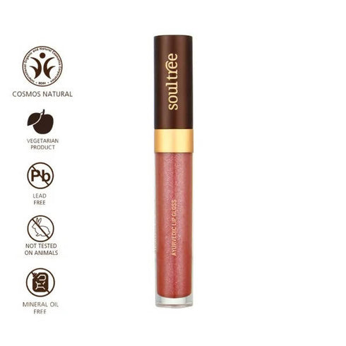 Soultree Ayurvedic Lip Gloss | Rose Dew