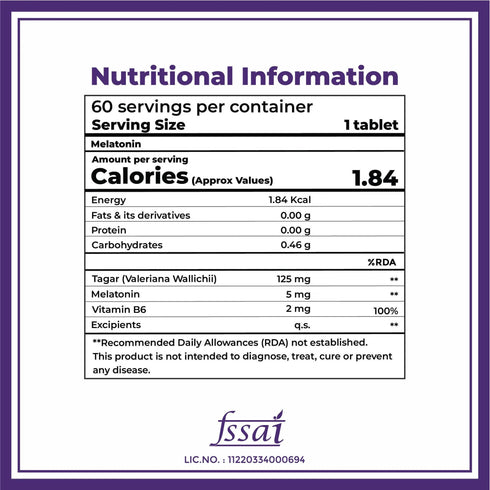 Boldfit Melatonin Tablets