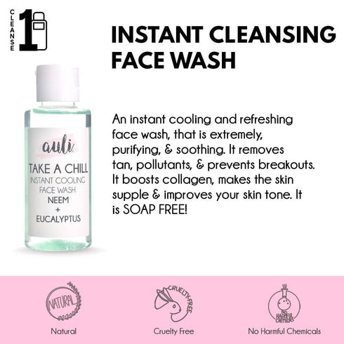 Auli Take A Chill Instant Cooling Face Wash