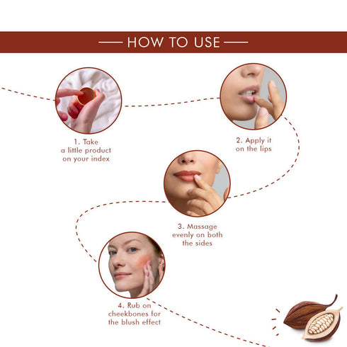 Korus Essential Cocoa Lip And Cheek Tint Balm