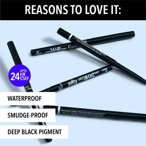 Blue Heaven 24 HR Stay Kajal | Jet Black