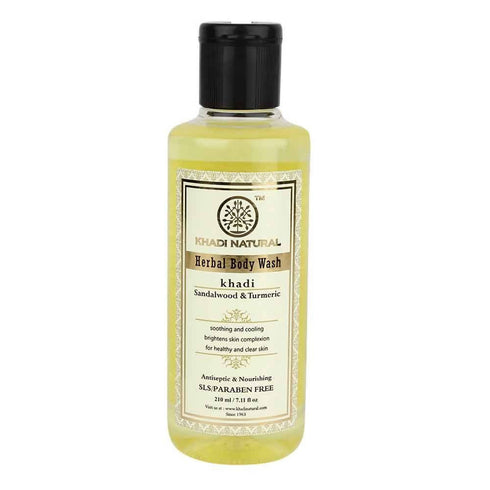 Khadi Natural Sandal & Turmeric Herbal Body Wash 210g
