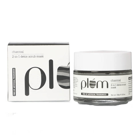 Plum Charcoal 2|in|1 Detox Scrub Face Mask