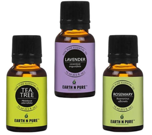 Earth N Pure Essential Oils Tea Tree, Lavender and Rosemary