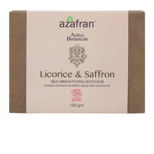 Azafran Organic Licorice And Saffron Brightening Bath Bar