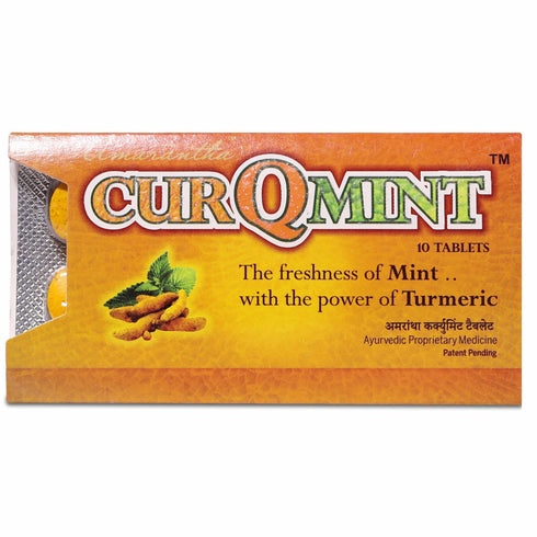 Amarantha Ayurvedic CurQmint Tablets 20g