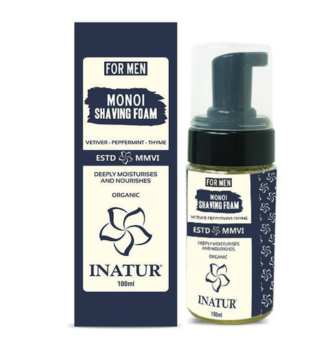 Inatur Monoi Shaving Foam For Men 100g
