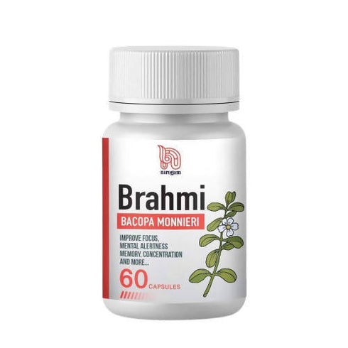 Nirogam Brahmi Bacopa Monnieri Capsules 60Tablets