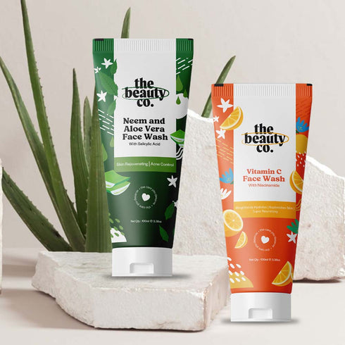 the beauty co Radiant Skin Combo Face Washes | 2 and Bergamot Essential Oil