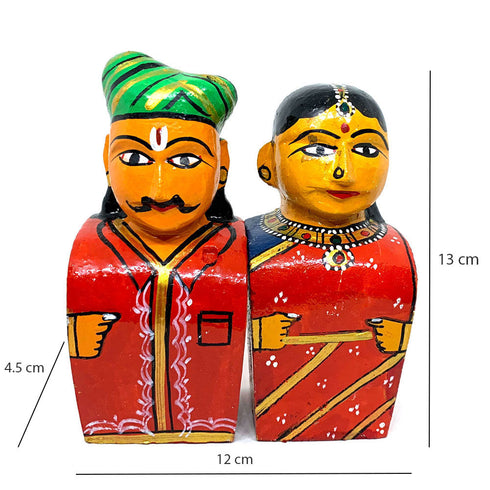 Raja Rani|Small Kondapalli Toys