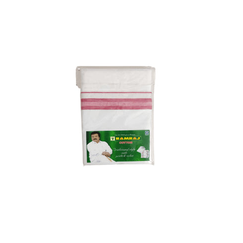 Ramraj Dhotis with a Color Border |Set Of 2