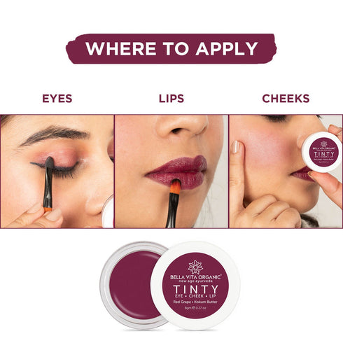 Bella Vita Organic Red Grape 3 in 1 Tinty Blush 8g