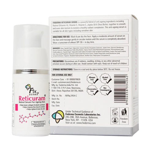 Fixderma Skincare Reticuram Serum | Anti Aging Serum