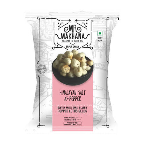 Mr. Makhana Super Snack Himalayan Salt and Pepper