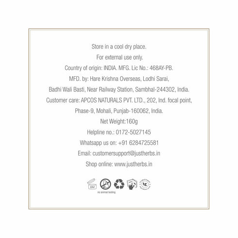 Just Herbs Glow Boosting Duo - Kansa Roller Face Massage Tool 110g + Kimsukadi Oil 30ml