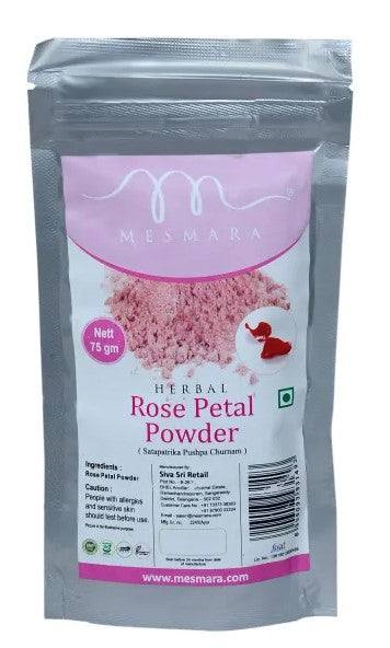 Mesmara Herbal Rose petal powder 75g