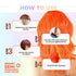 Anveya Semi Permanent Hair Color | Valencian Orange