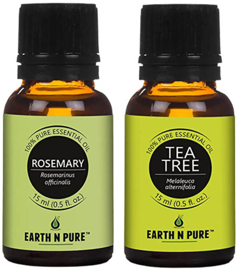 Earth N Pure Rosemary and Tea Tree Essential Oils